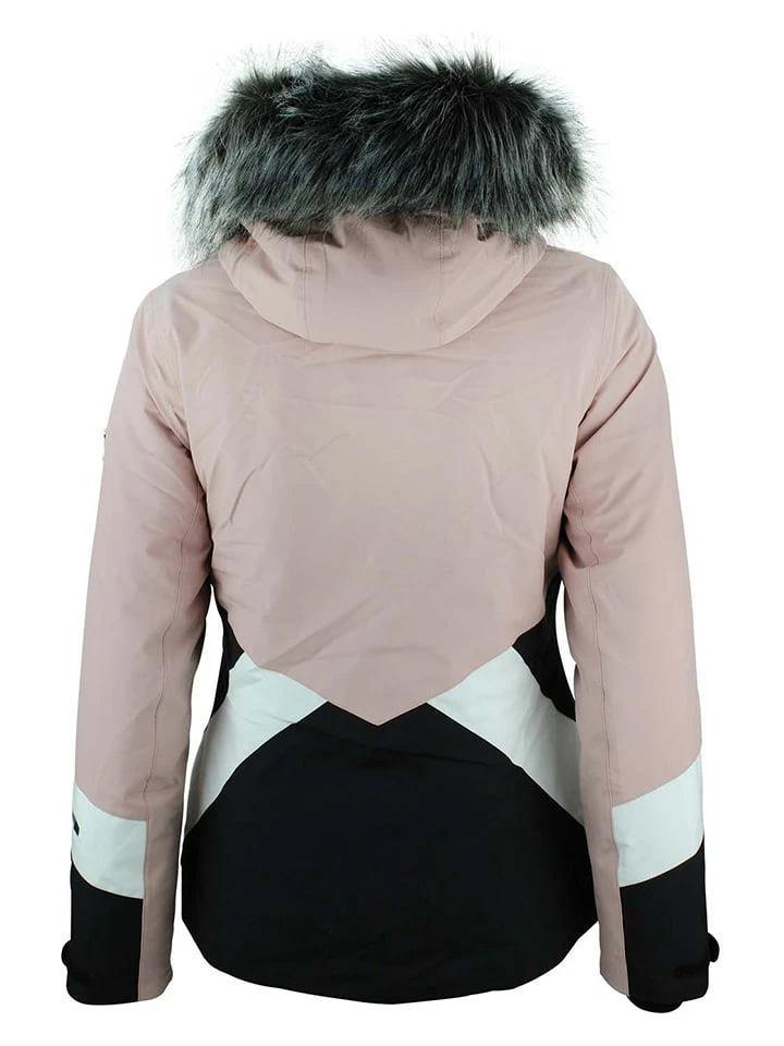 Ski-/snowboardjas "Anita" Lichtroze/zwart 3 Ski-/snowboardjas "Anita" Lichtroze/zwart - Afbeelding 3