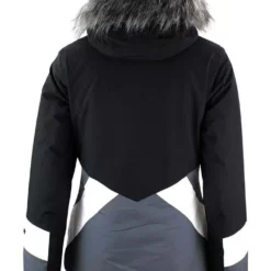 Ski-/snowboardjas "Anita" Zwart/grijs 6 Ski-/snowboardjas "Anita" Zwart/grijs -TROLLKIDS Winkel peak mountain ski snowboardjas anita zwart grijs 2