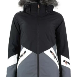Ski-/snowboardjas "Anita" Zwart/grijs