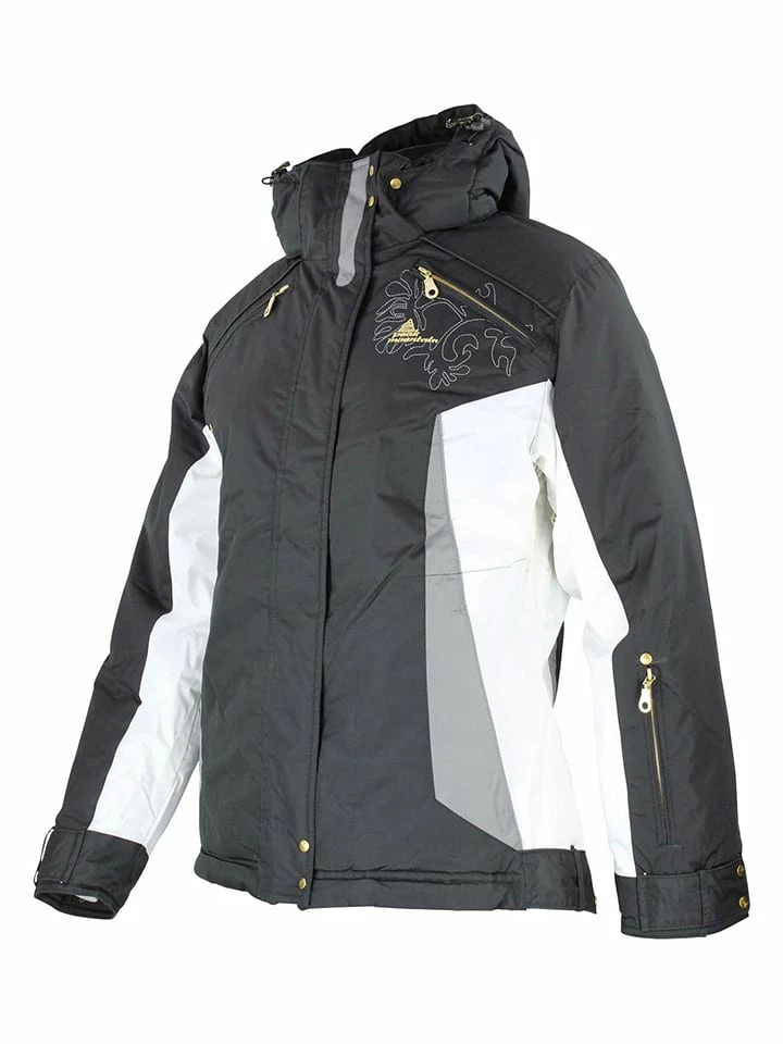 Ski-/snowboardjas "Anityx" Zwart/wit 2 Ski-/snowboardjas "Anityx" Zwart/wit - Afbeelding 2