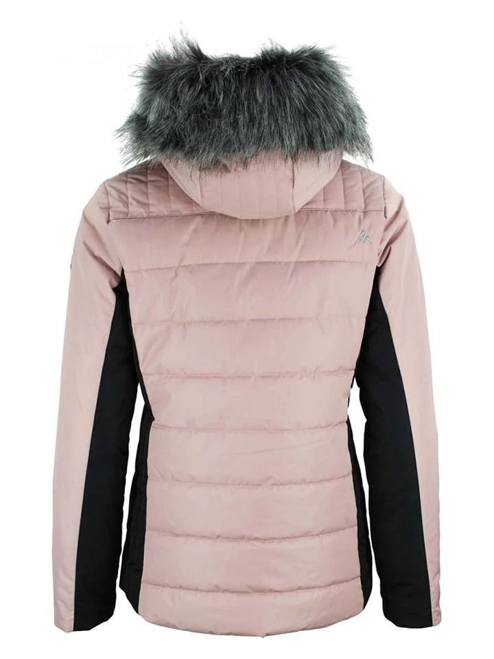 Ski-/snowboardjas "Asalpi" Lichtroze/zwart 3 Ski-/snowboardjas "Asalpi" Lichtroze/zwart - Afbeelding 3