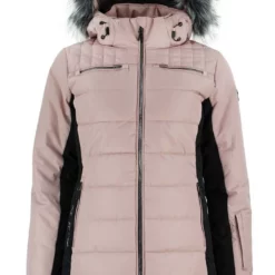 Ski-/snowboardjas "Asalpi" Lichtroze/zwart