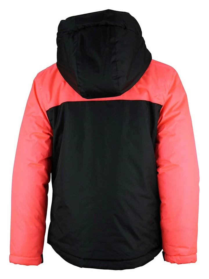 Ski-/snowboardjas Zwart/neonoranje 2 Ski-/snowboardjas Zwart/neonoranje - Afbeelding 2