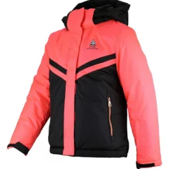 Ski-/snowboardjas Zwart/neonoranje 5 Ski-/snowboardjas Zwart/neonoranje -TROLLKIDS Winkel peak mountain ski snowboardjas zwart neonoranje 2