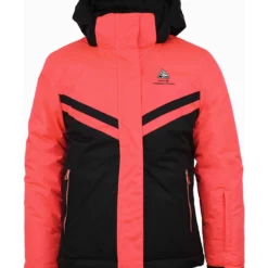 Ski-/snowboardjas Zwart/neonoranje