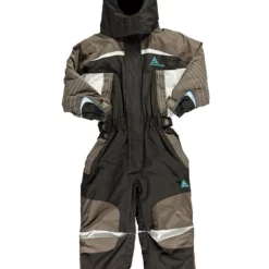 Ski-/snowboardpak Bruin/taupe/wit