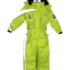 Ski-/snowboardpak Limoengroen/wit