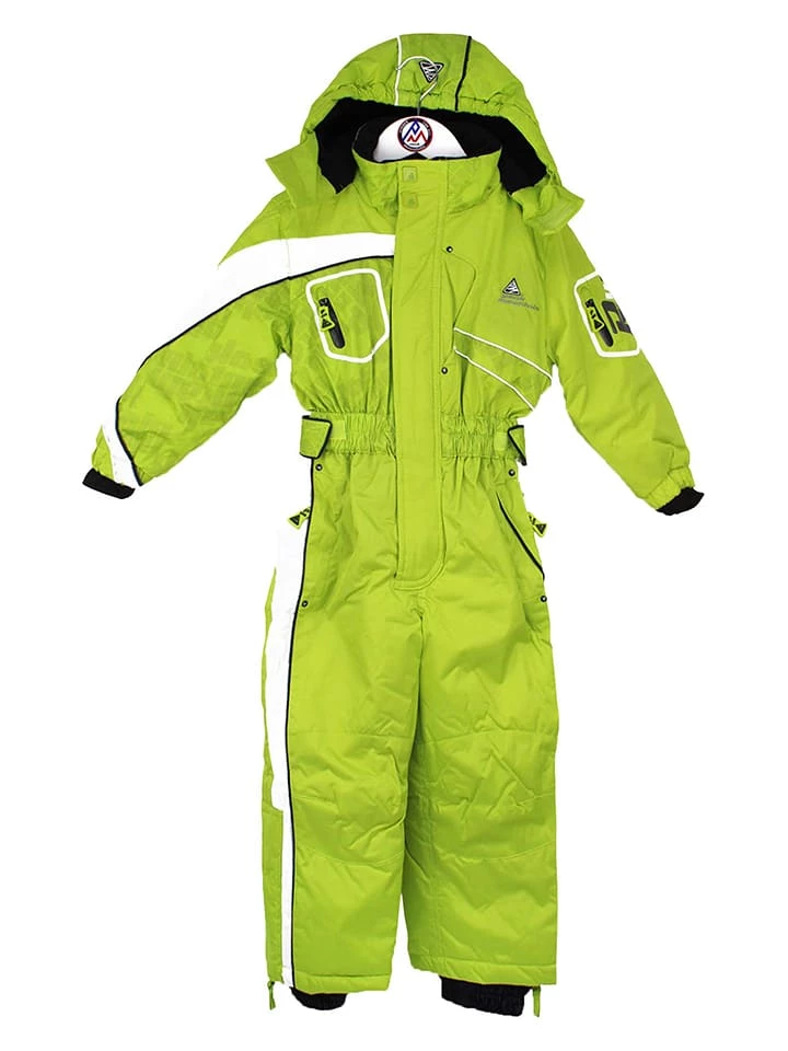 Ski-/snowboardpak Limoengroen/wit 1 Ski-/snowboardpak Limoengroen/wit