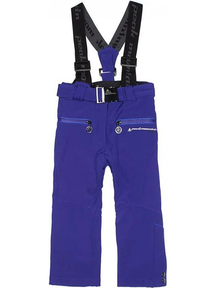 Softshell-ski-/snowboardbroek Blauw 1 Softshell-ski-/snowboardbroek Blauw