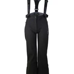 Softshell-ski-/snowboardbroek Zwart