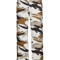 Protest Ski-/snowboardbroek "Adrian" Wit/lichtbruin/beige