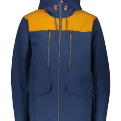 Quiksilver Ski-/snowboardjas Donkerblauw/okergeel