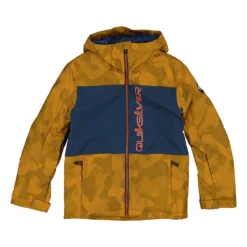 Quiksilver Ski-/snowboardjas Okergeel/donkerblauw