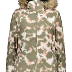 Roxy Ski-/snowboardjas Kaki/lichtroze