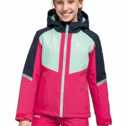 Schöffel Ski-/snowboardjas "Furgler" Roze/lichtblauw -TROLLKIDS Winkel schoffel ski snowboardjas furgler roze lichtblauw 2