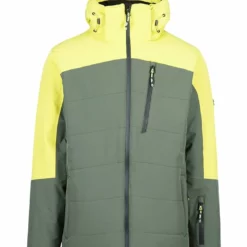 TRESPASS Ski-/snowboardjas "Bowie" Kaki/geel