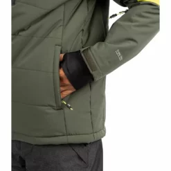 TRESPASS Ski-/snowboardjas "Bowie" Kaki/geel -TROLLKIDS Winkel trespass ski snowboardjas bowie kaki geel 6