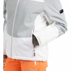 TRESPASS Ski-/snowboardjas "Temptation" Wit/grijs -TROLLKIDS Winkel trespass ski snowboardjas temptation wit grijs 2