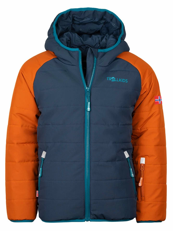 TROLLKIDS Ski-/snowboardjas "Hafjell Pro" Donkerblauw/oranje 1 TROLLKIDS Ski-/snowboardjas "Hafjell Pro" Donkerblauw/oranje