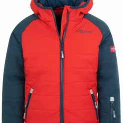 TROLLKIDS Ski-/snowboardjas "Hafjell PRO" Rood/donkerblauw