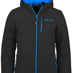 TROLLKIDS Ski-/snowboardjas "Hemsedal" Antraciet/blauw
