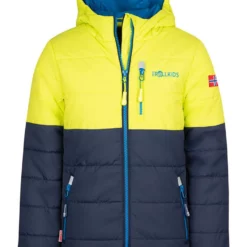 TROLLKIDS Ski-/snowboardjas "Hemsedal XT" Donkerblauw/geel