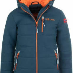 TROLLKIDS Ski-/snowboardjas "Hemsedal XT" Donkerblauw/oranje